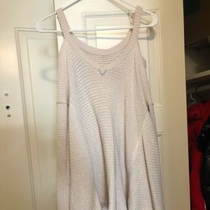 Free People cold shoulder sweater